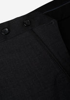 Midnight Grey Poly Wool Pants