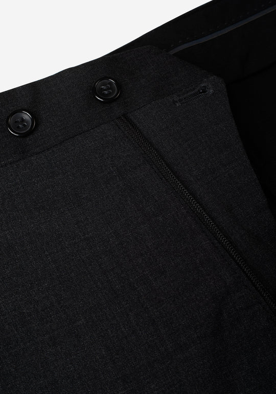 Midnight Grey Poly Wool Pants
