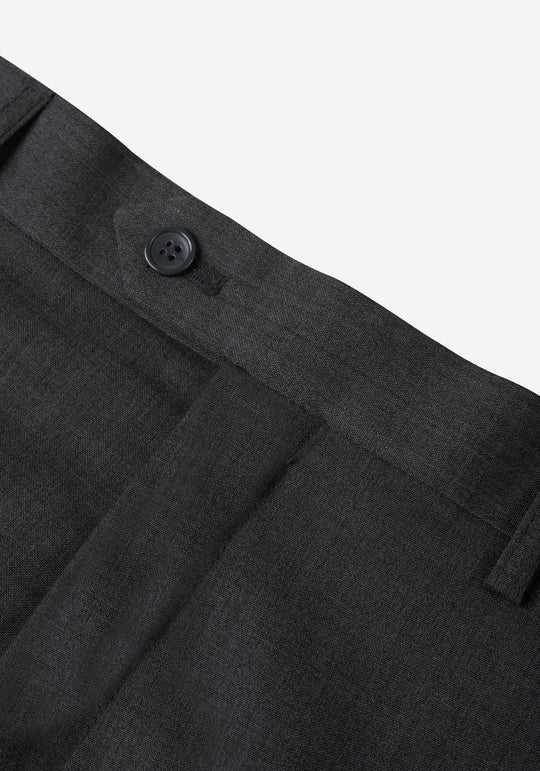 Dusk Grey Poly Wool Pants