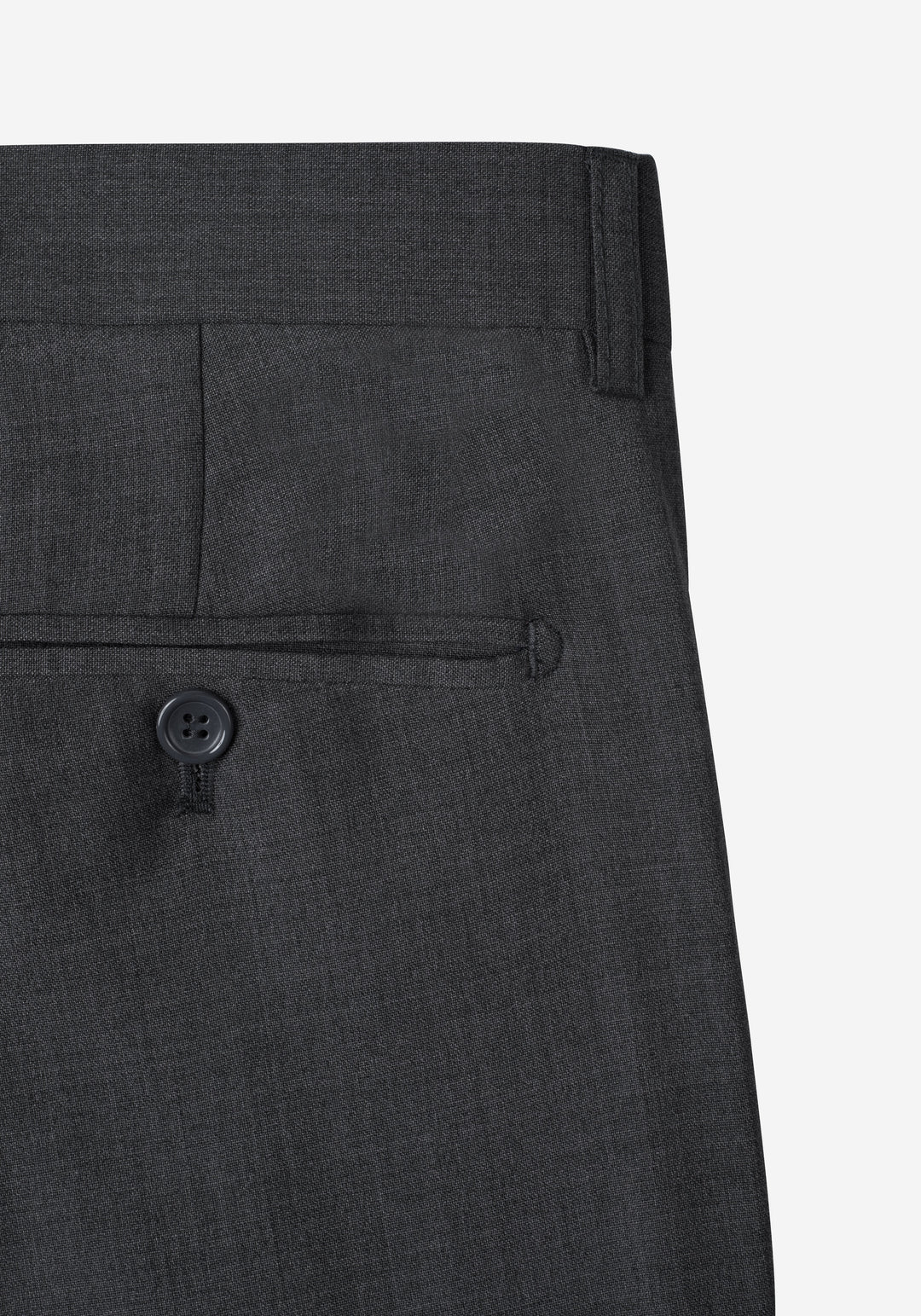 Dusk Grey Poly Wool Pants