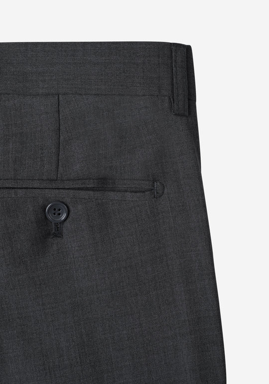 Dusk Grey Poly Wool Pants