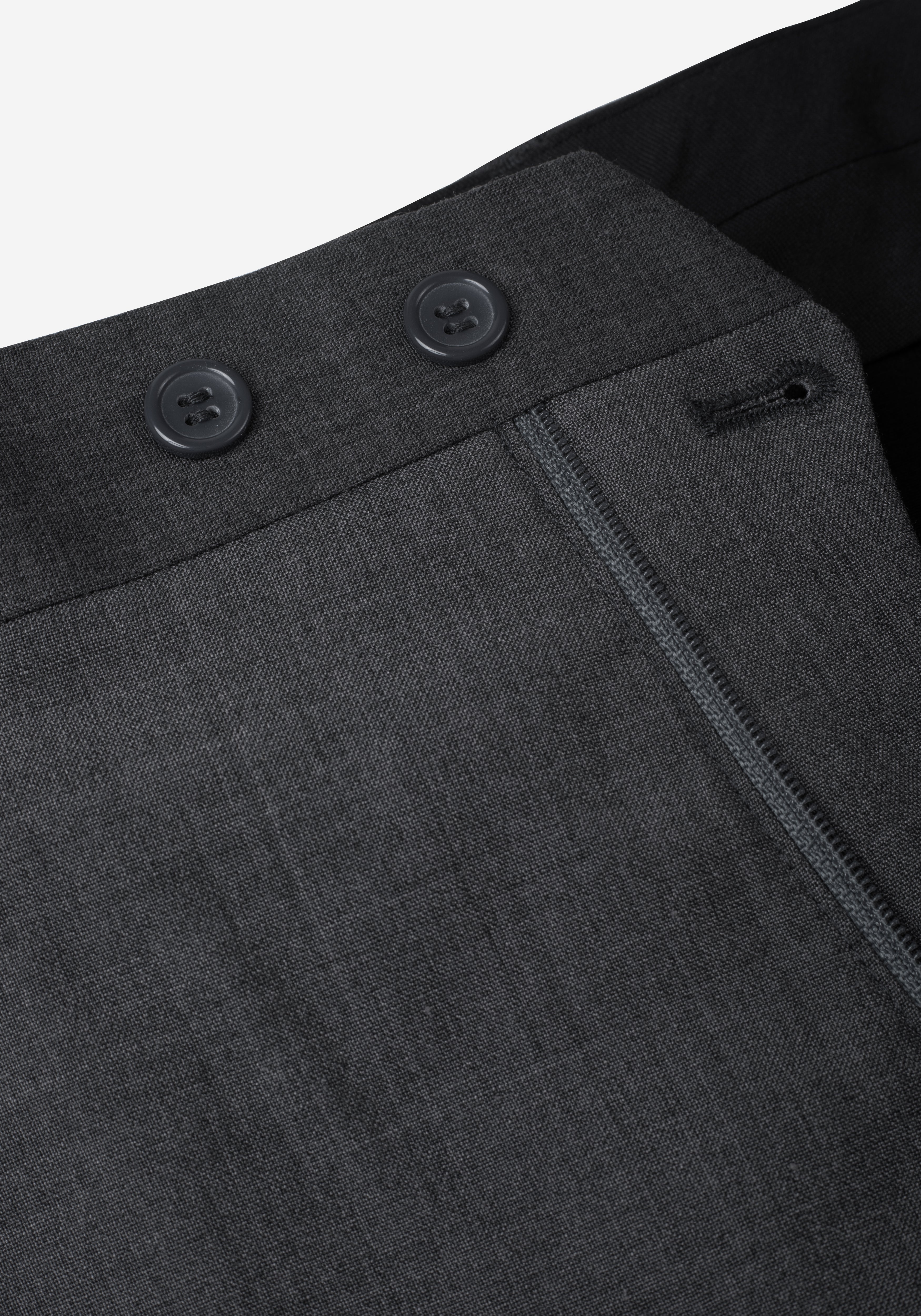 Dusk Grey Poly Wool Pants