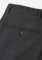 Dusk Grey Poly Wool Pants