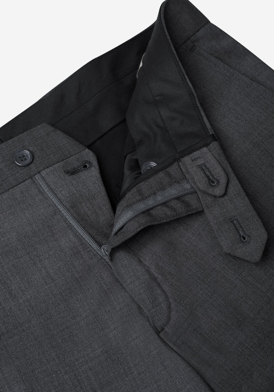 Dusk Grey Poly Wool Pants