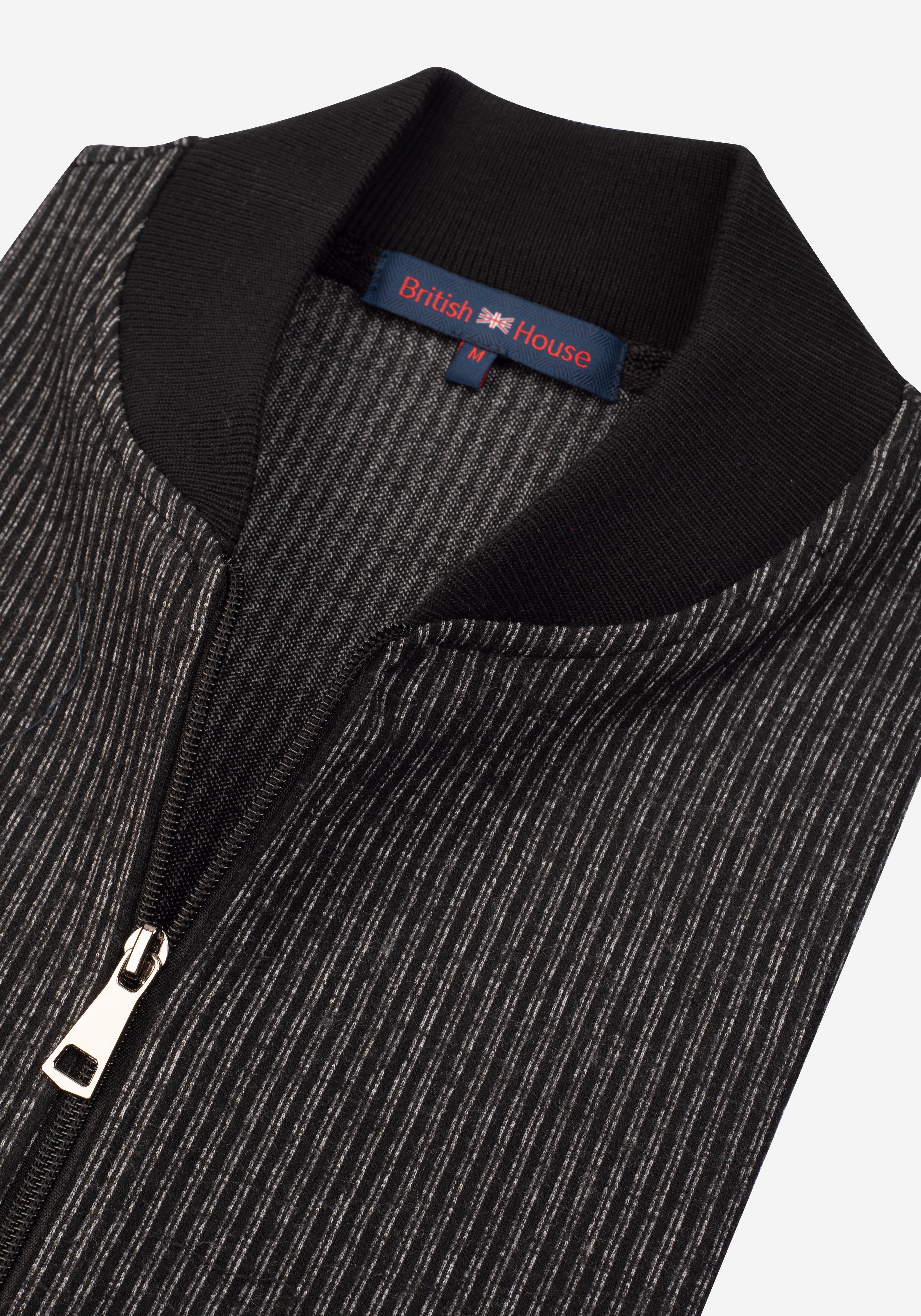 Raven Black Stripe Walter Jacket