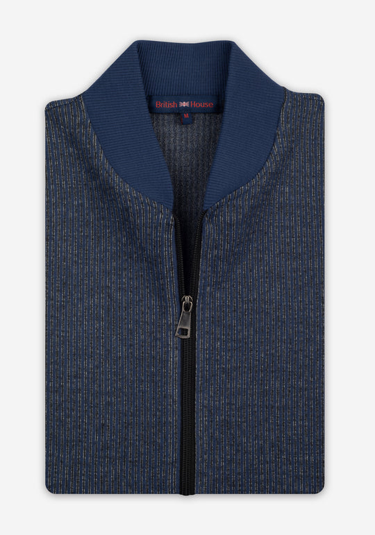 Celestial Navy Stripe Walter Jacket