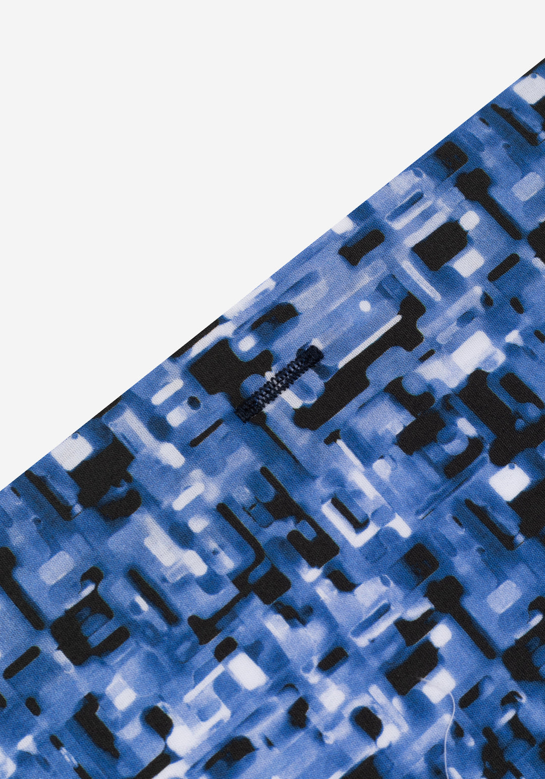 Electric Blue Printed Poplin Shirt