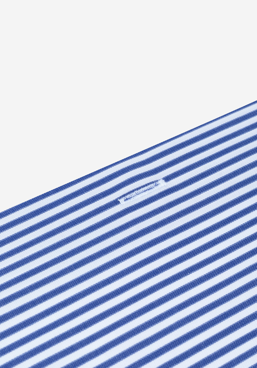 True Blue Stripe Twill Shirt - Short Sleeve