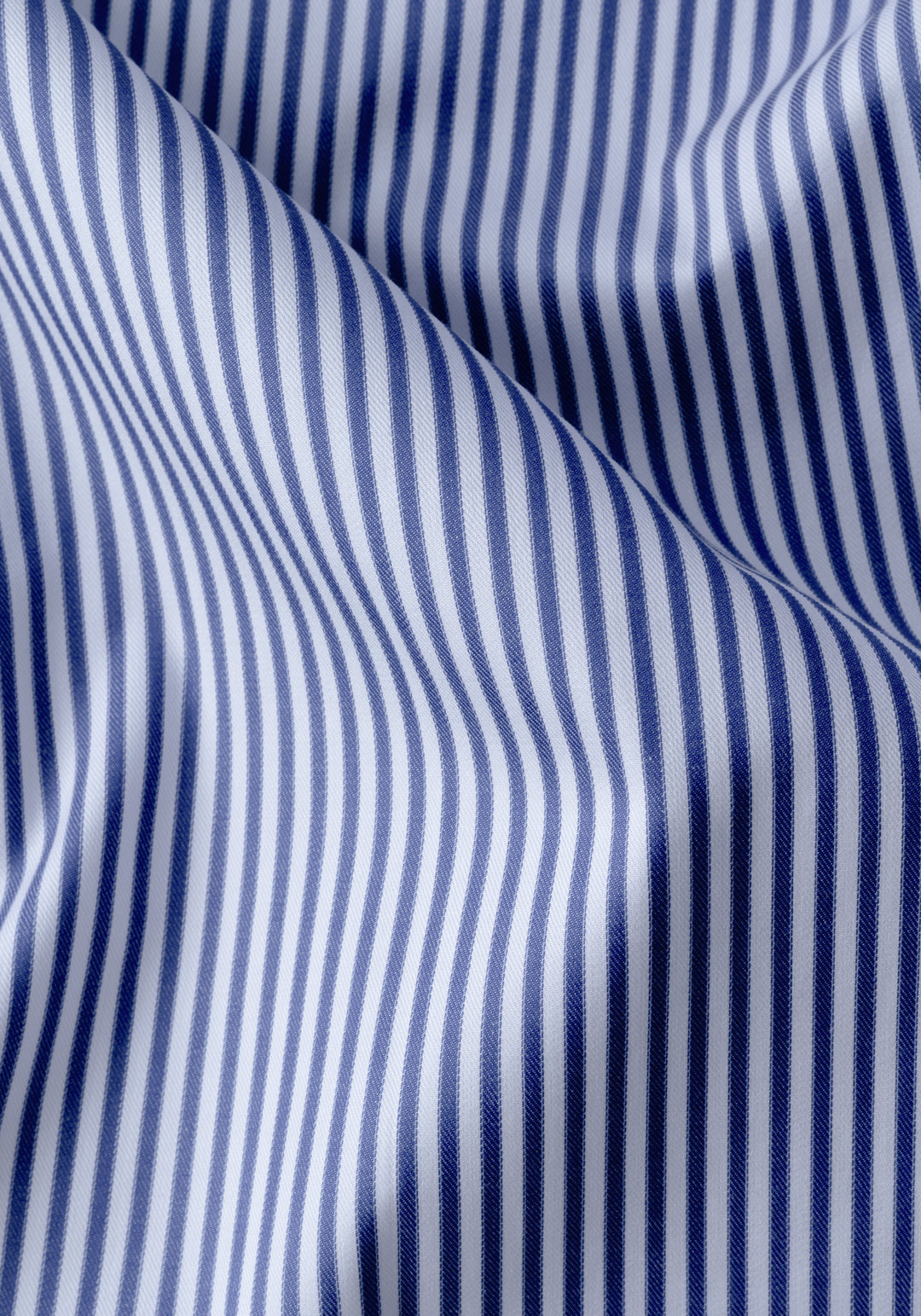True Blue Stripe Twill Shirt - Short Sleeve