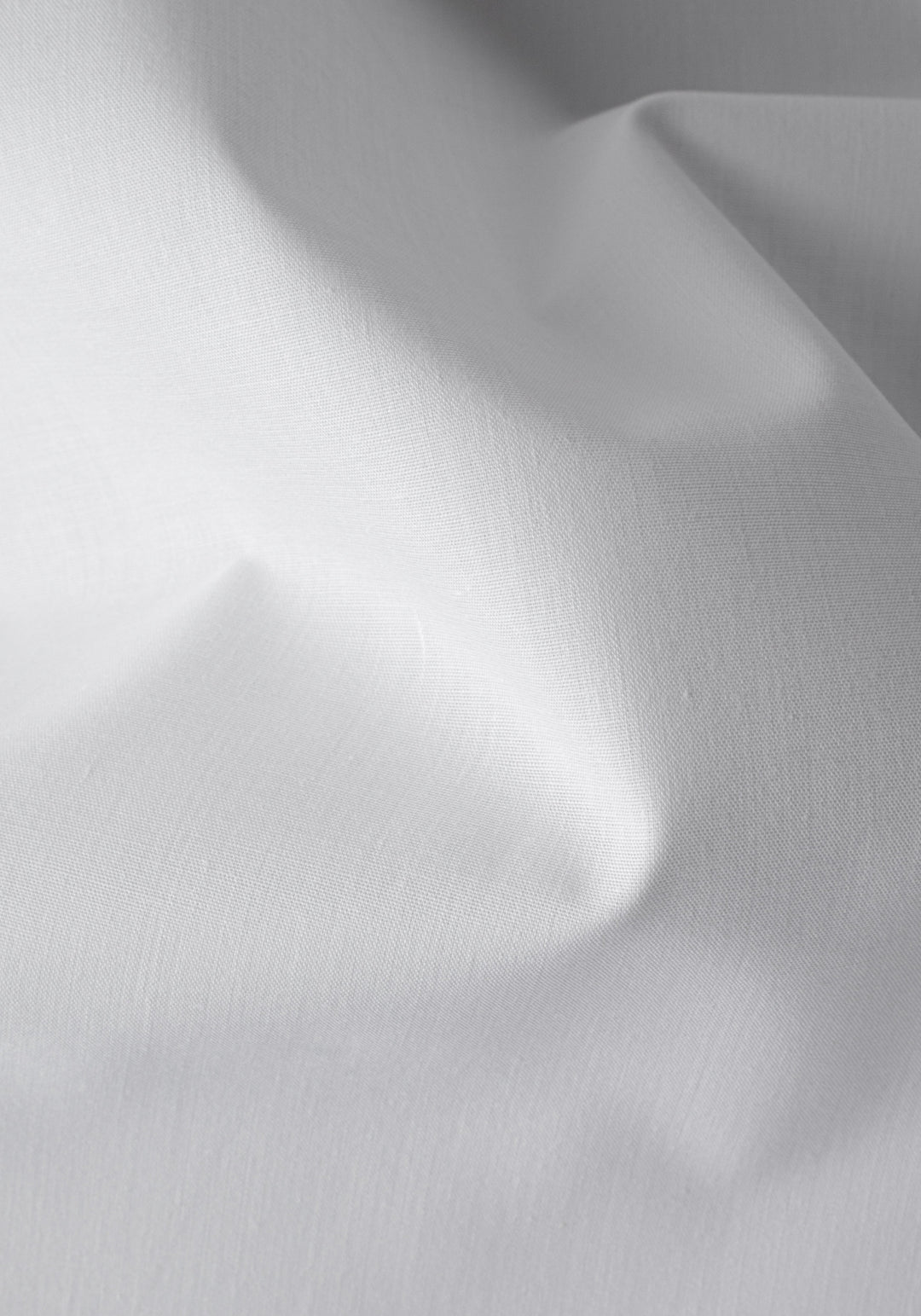 Powder White Chambray Shirt - Short Sleeve
