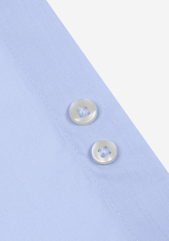 Glow Blue Chambray Shirt - Short Sleeve