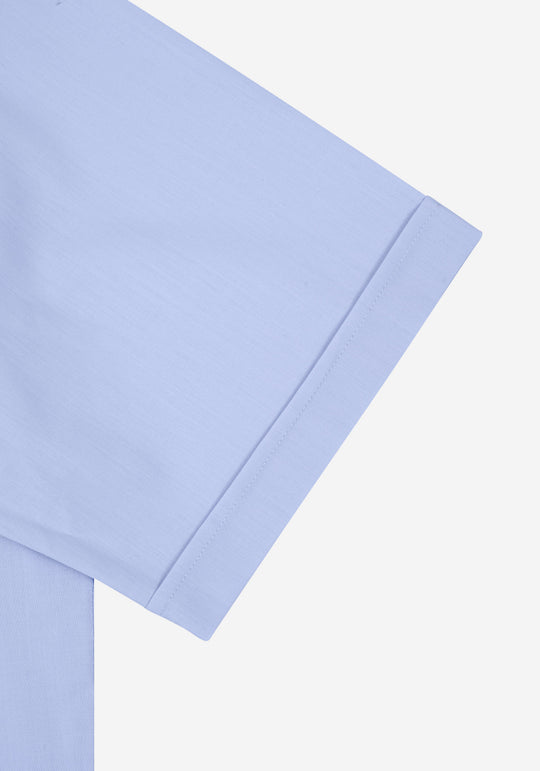 Glow Blue Chambray Shirt - Short Sleeve