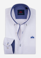 Glistening White Poplin Liquid Ammonia Shirt