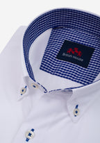 Glistening White Poplin Liquid Ammonia Shirt