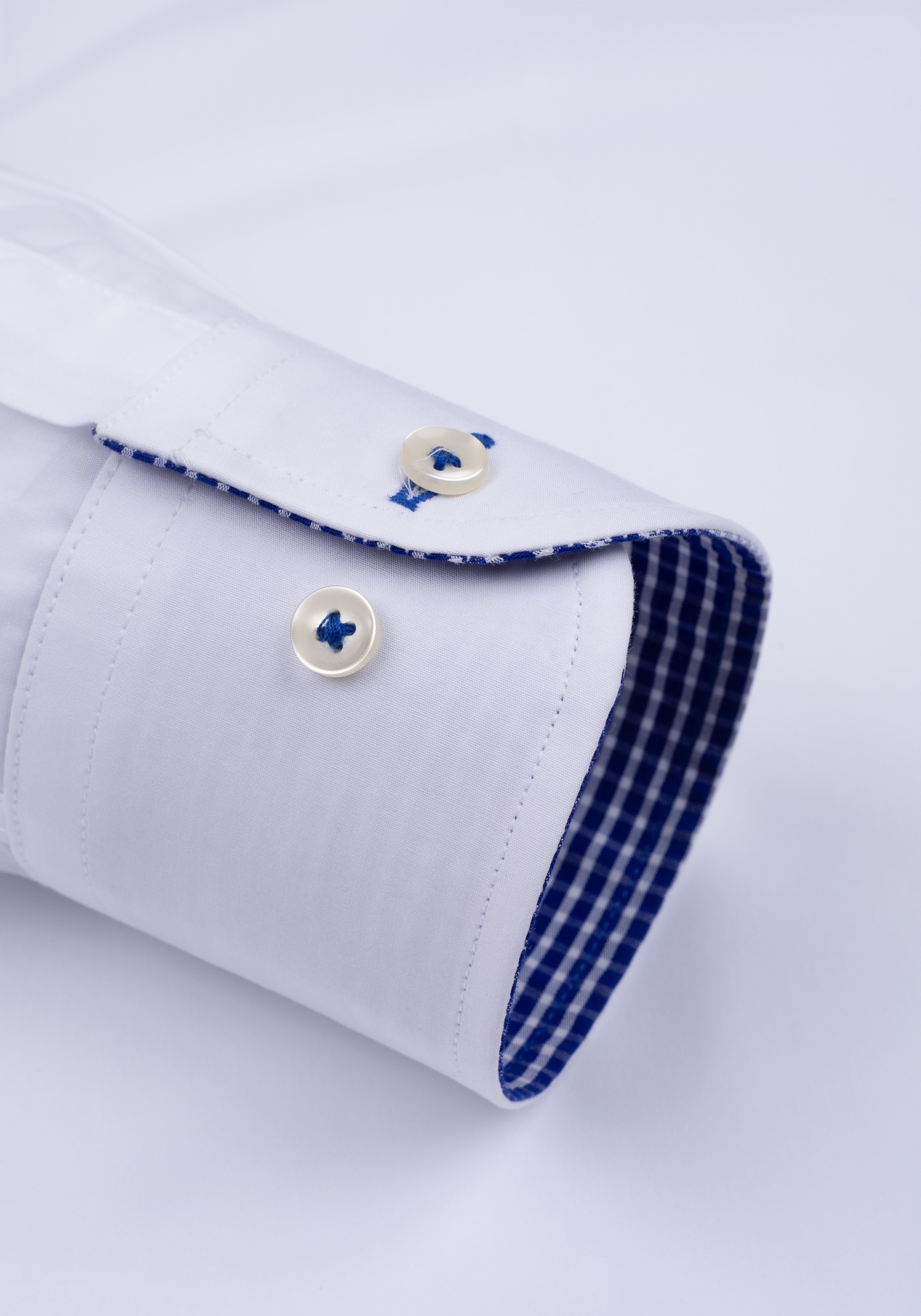 Glistening White Poplin Liquid Ammonia Shirt