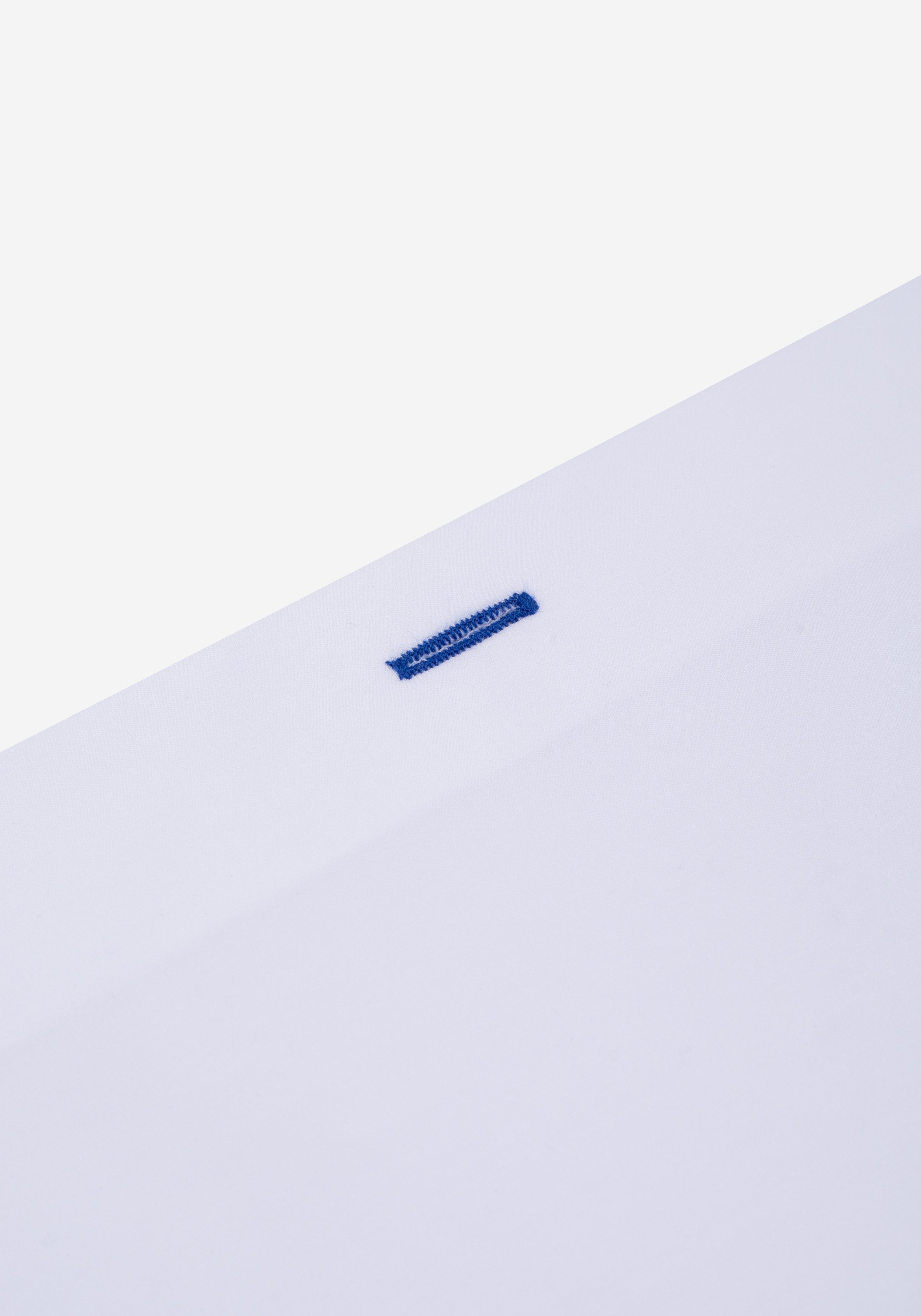 Glistening White Poplin Liquid Ammonia Shirt