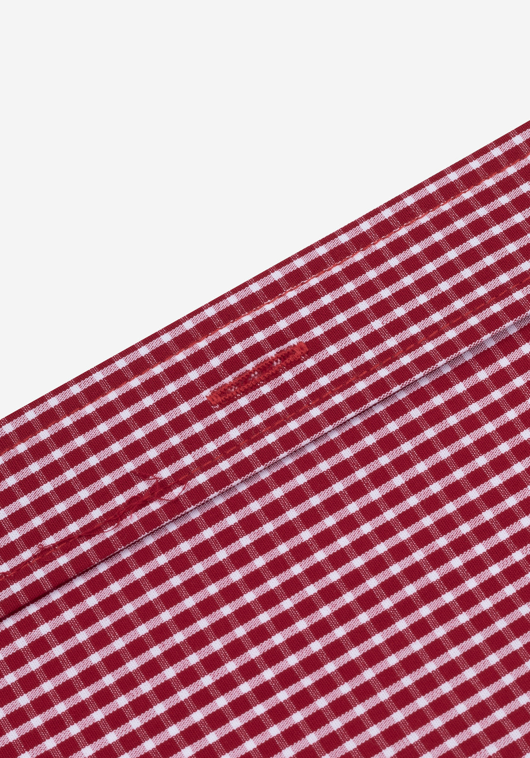 Blaze Red Checked Poplin Shirt