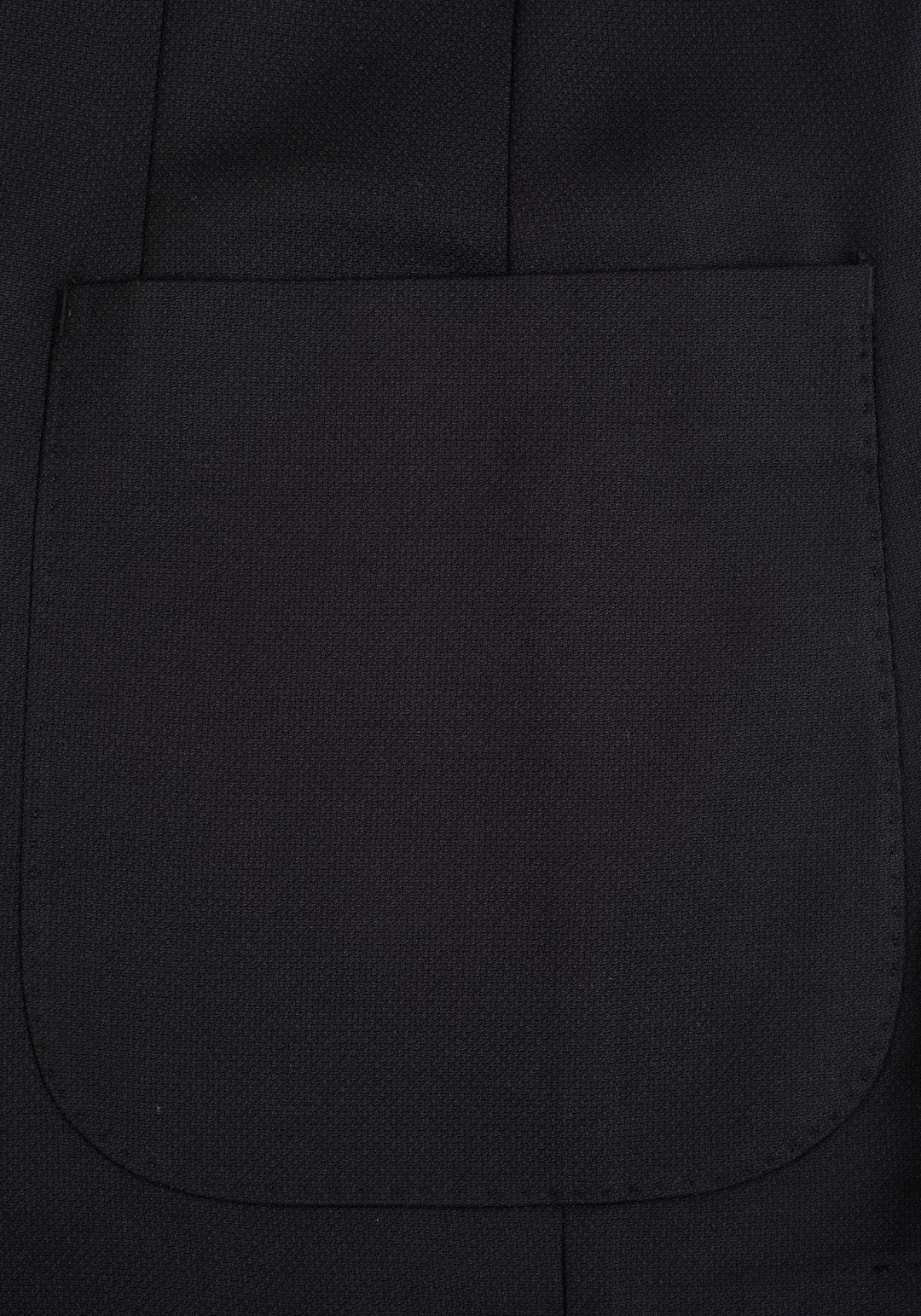 Contemporary Fit Metallic Black Wool Blend Blazer