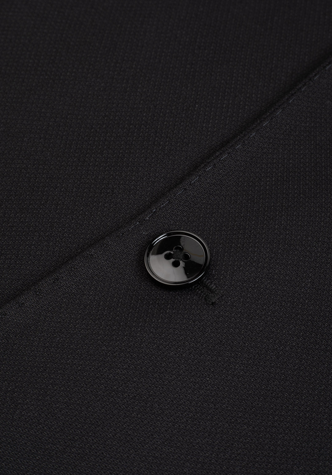 Contemporary Fit Metallic Black Wool Blend Blazer