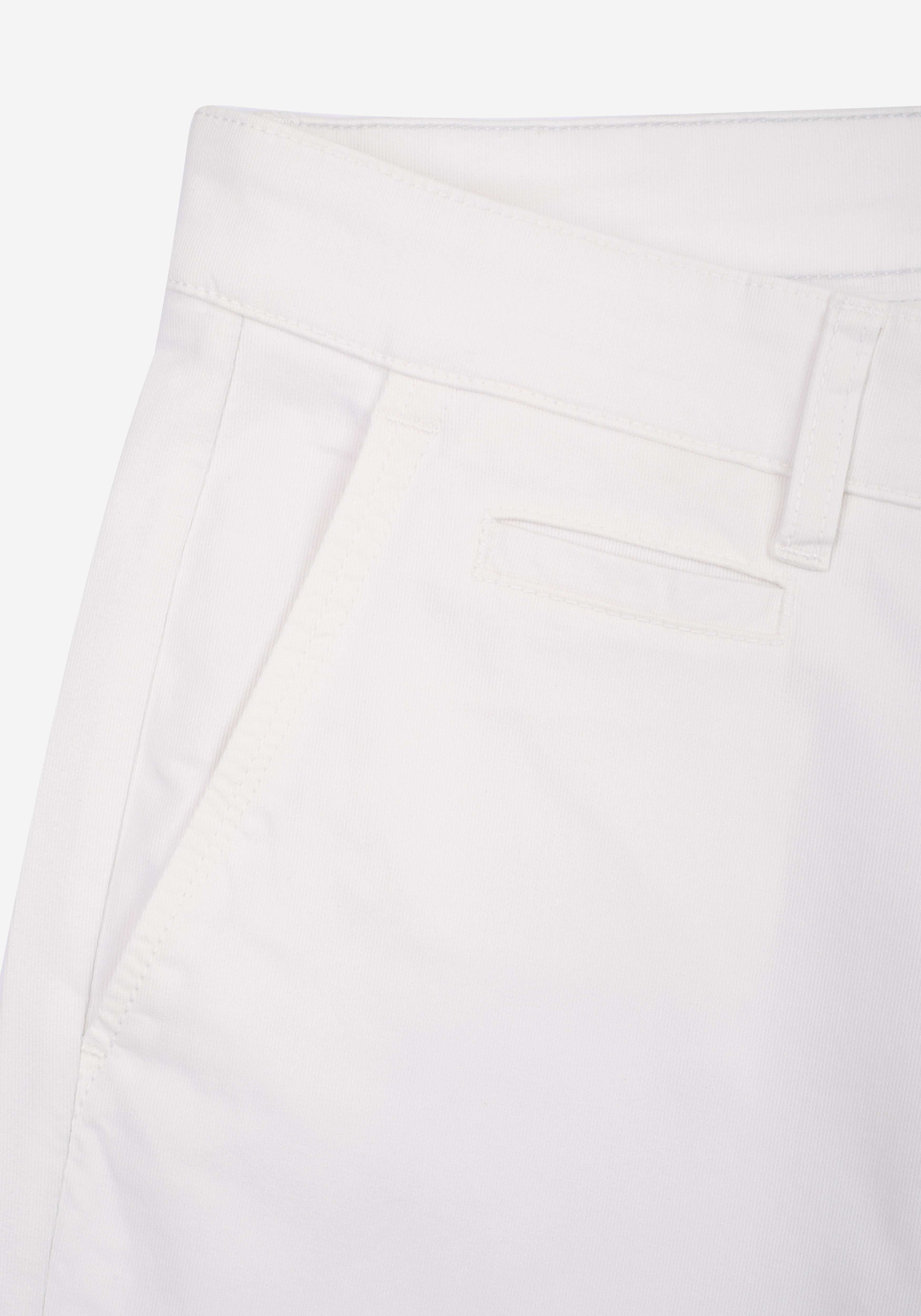Pearl White Gabardine