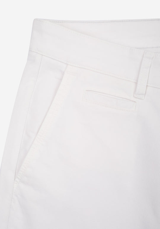 Pearl White Gabardine