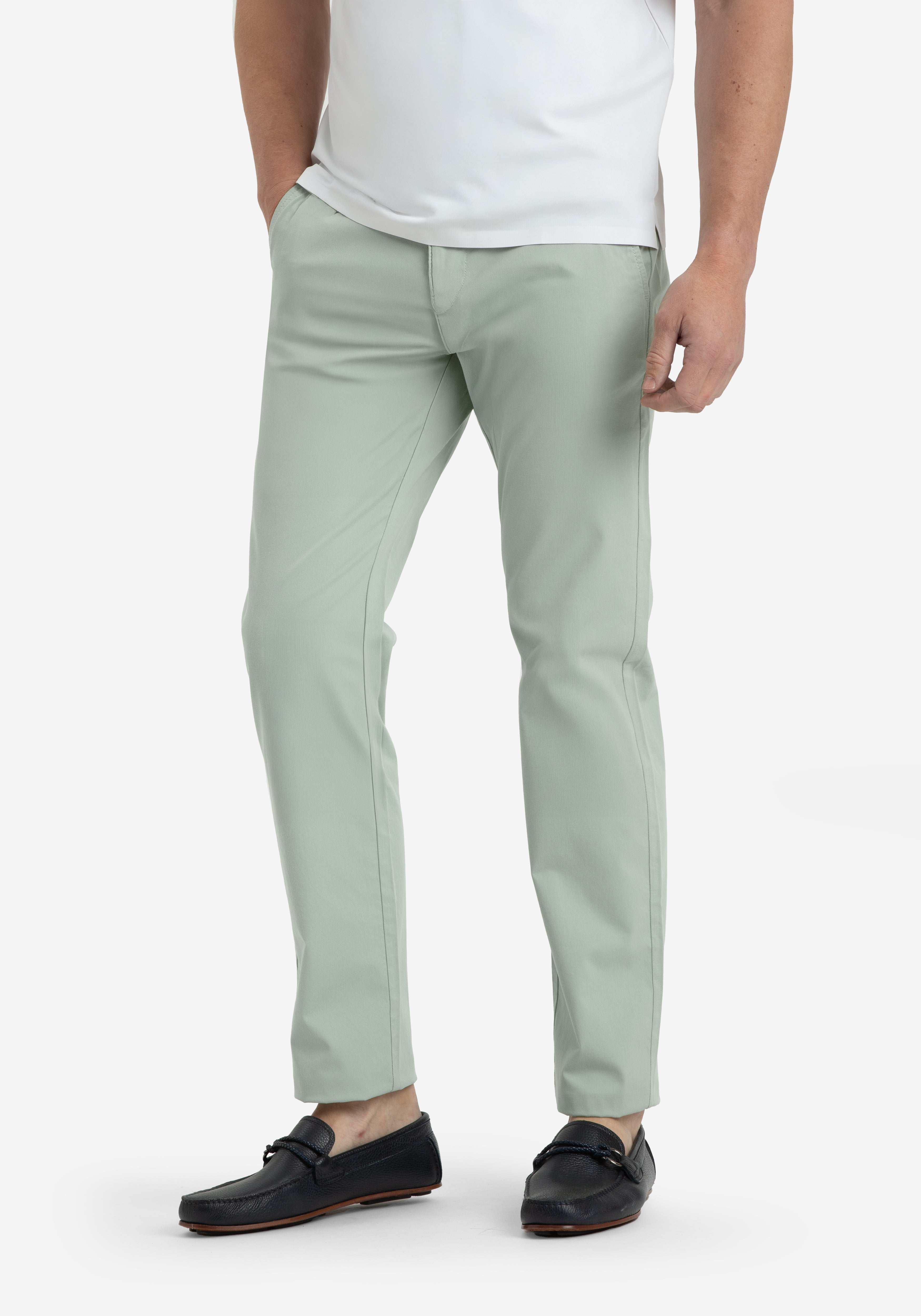 Pastel Mint Gabardine