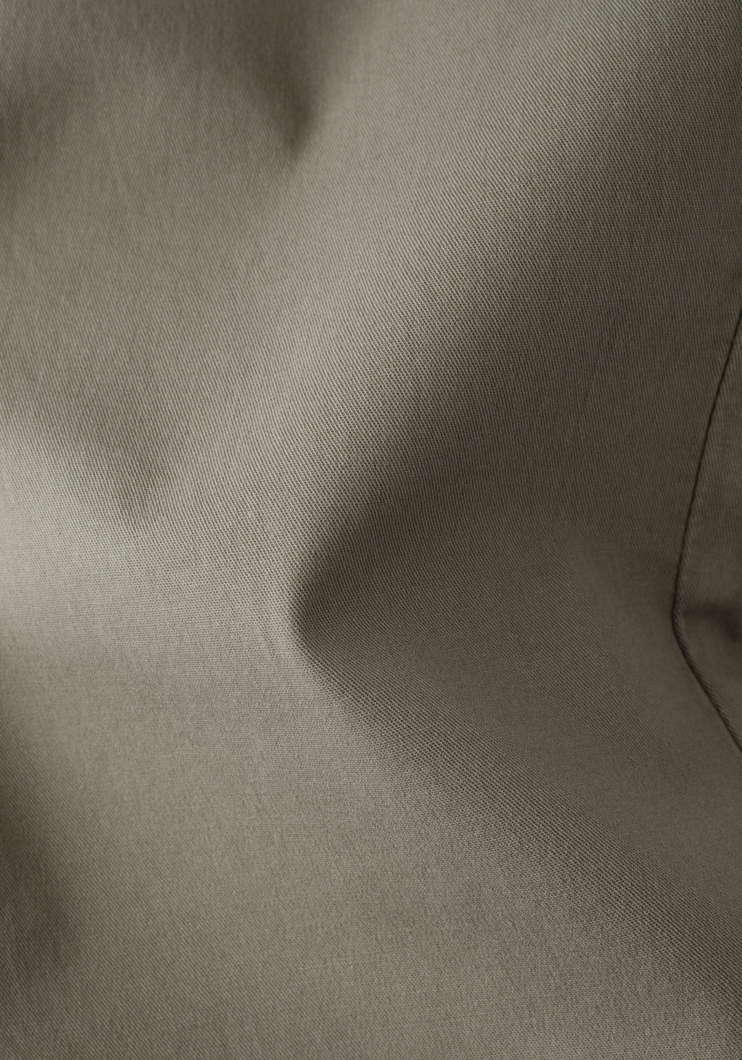 Pale Olive Twill Gabardine