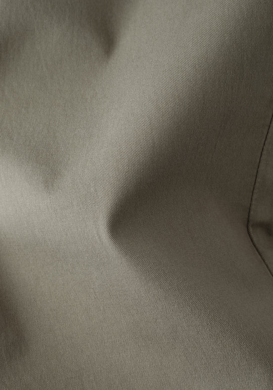 Pale Olive Twill Gabardine