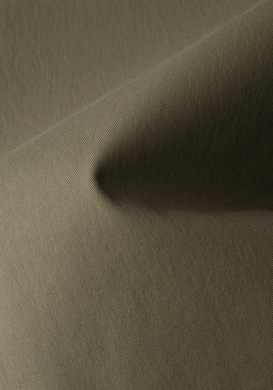 Deep Olive Twill Gabardine