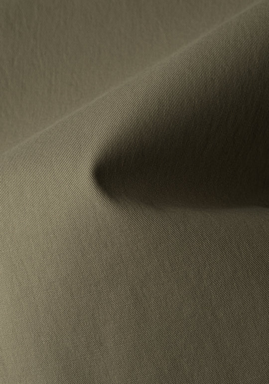 Deep Olive Twill Gabardine
