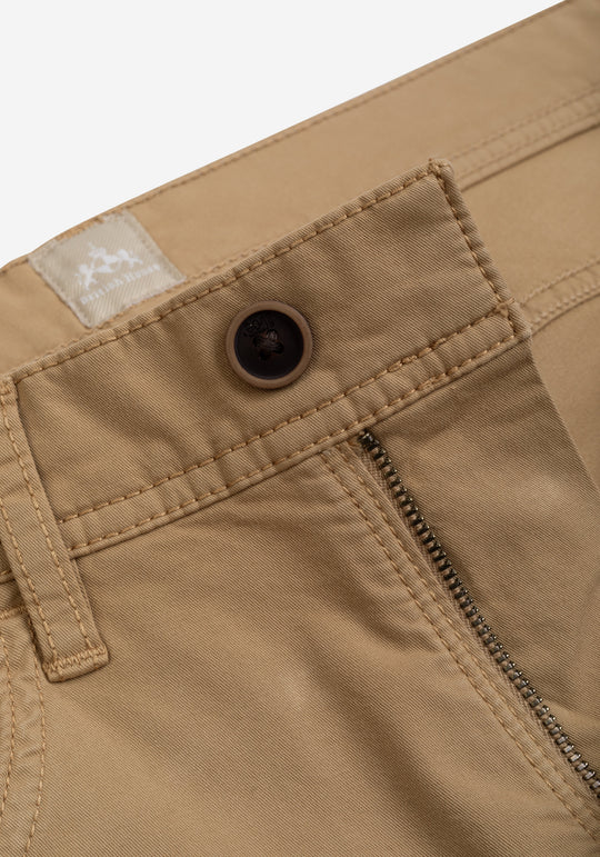 Clay Brown Twill Gabardine
