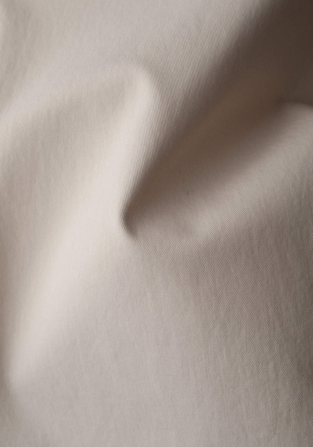 Latte Beige Twill Gabardine