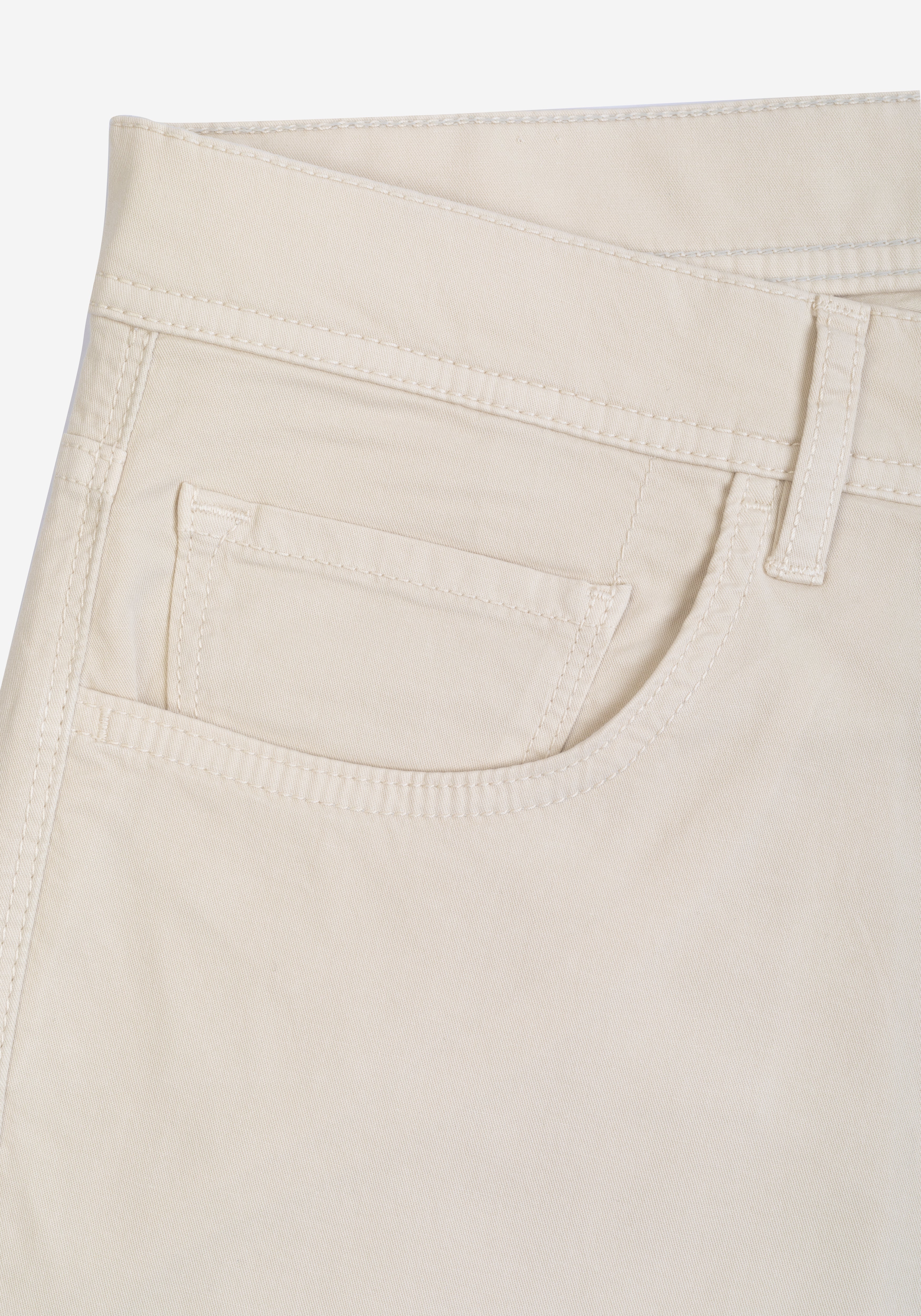 Latte Beige Twill Gabardine