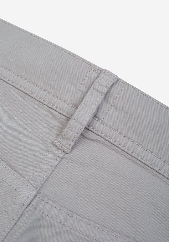 Sheen Silver Twill Gabardine