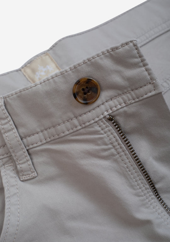 Sheen Silver Twill Gabardine