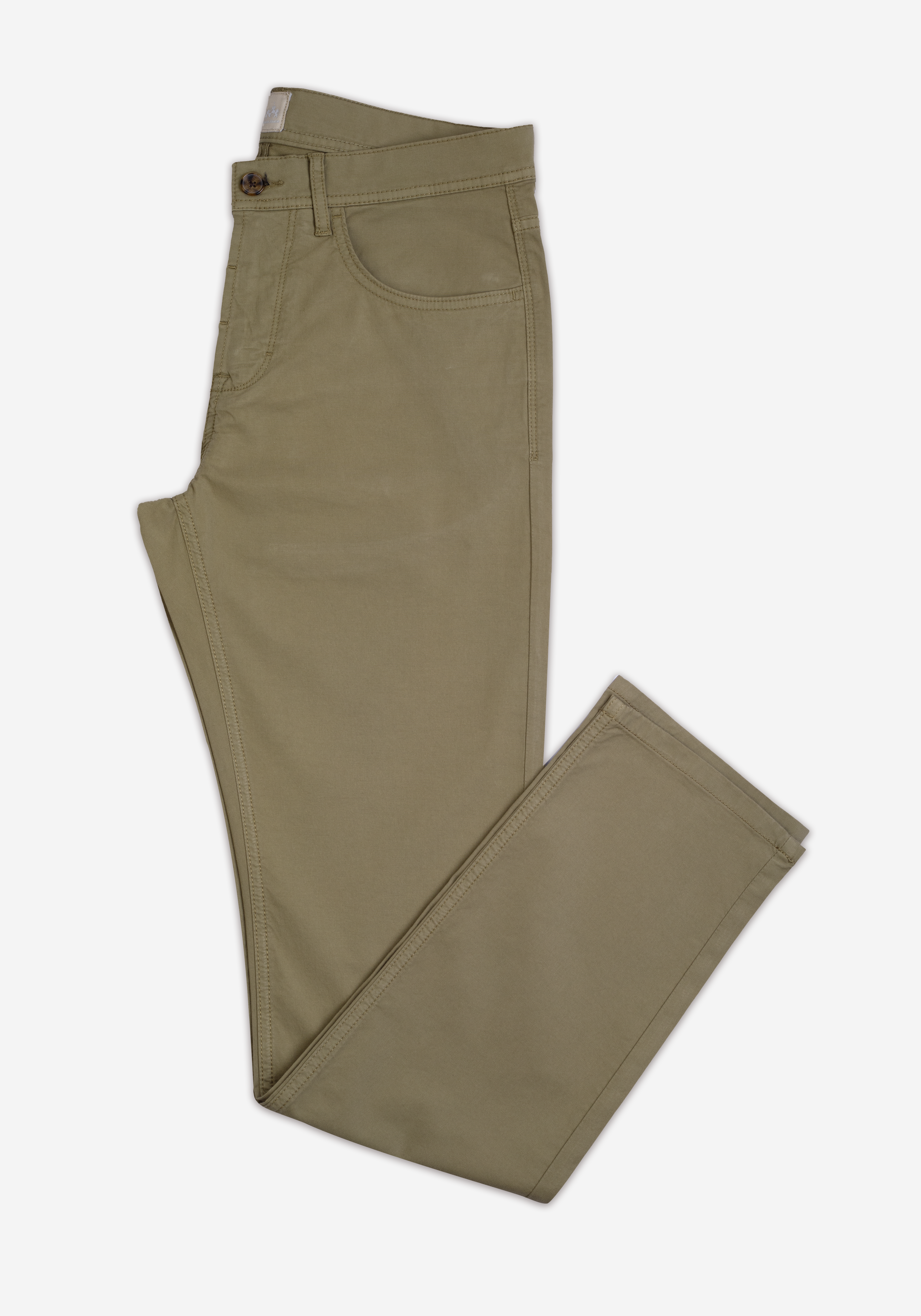 Haze Olive Twill Gabardine