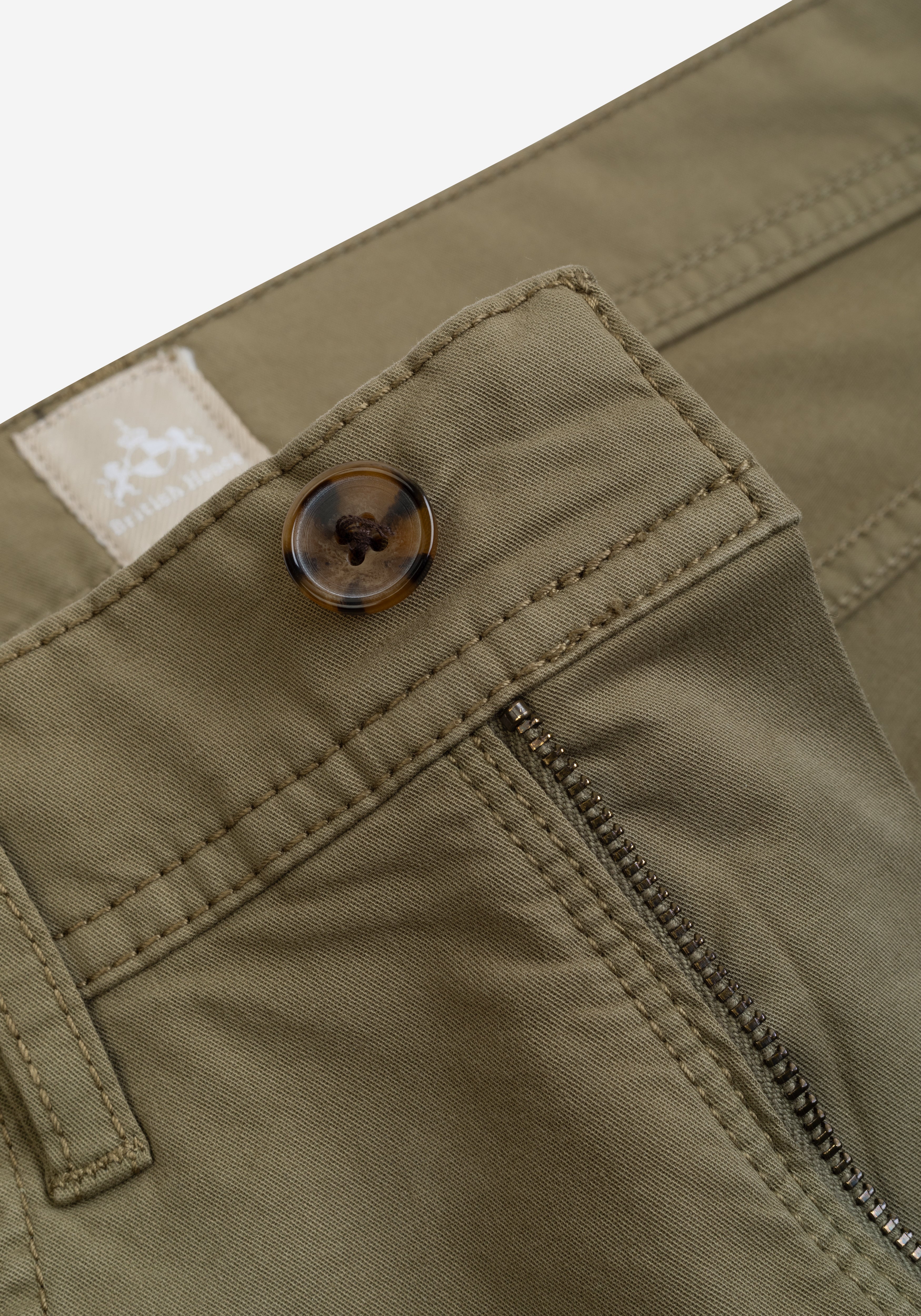 Haze Olive Twill Gabardine