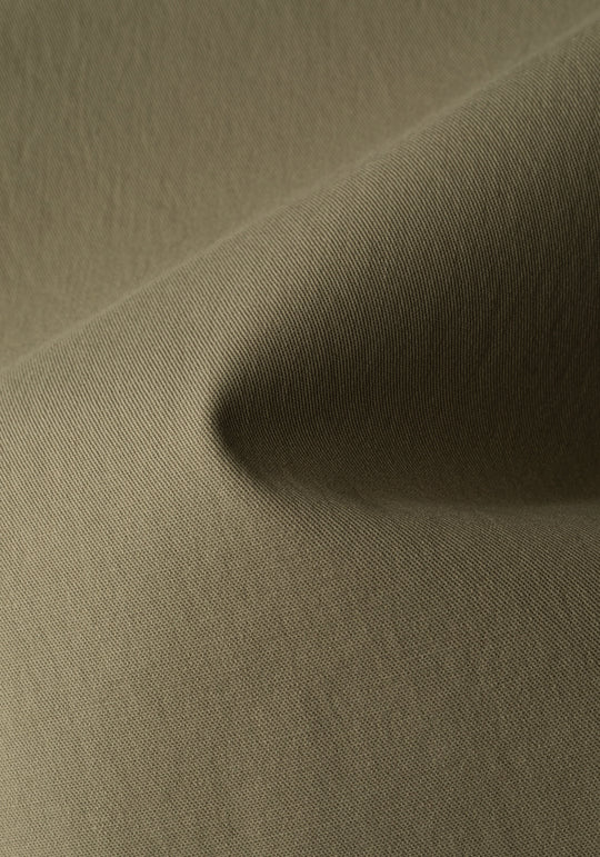 Haze Olive Twill Gabardine