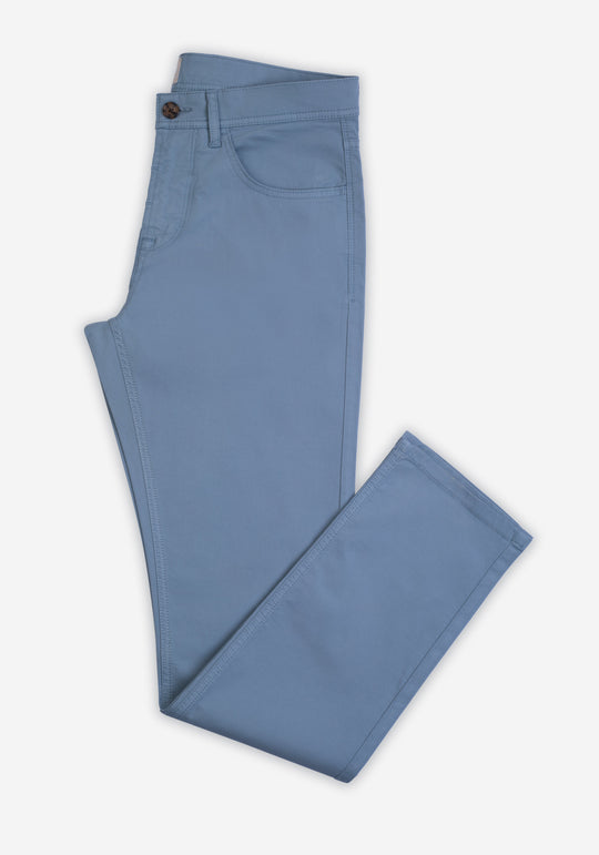 Steel Blue Twill Gabardine