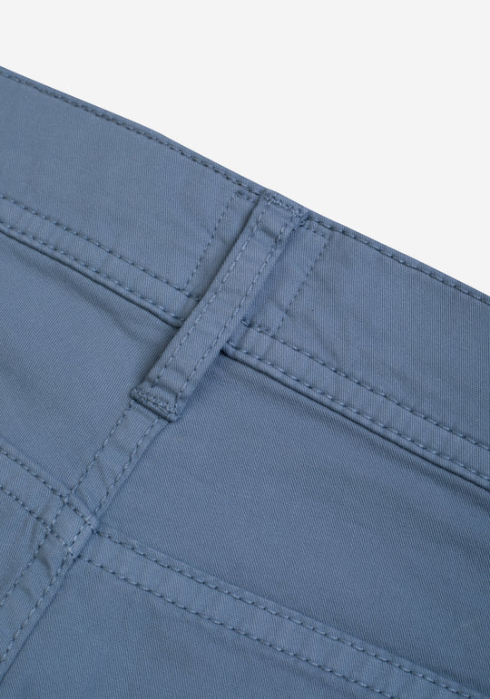 Steel Blue Twill Gabardine