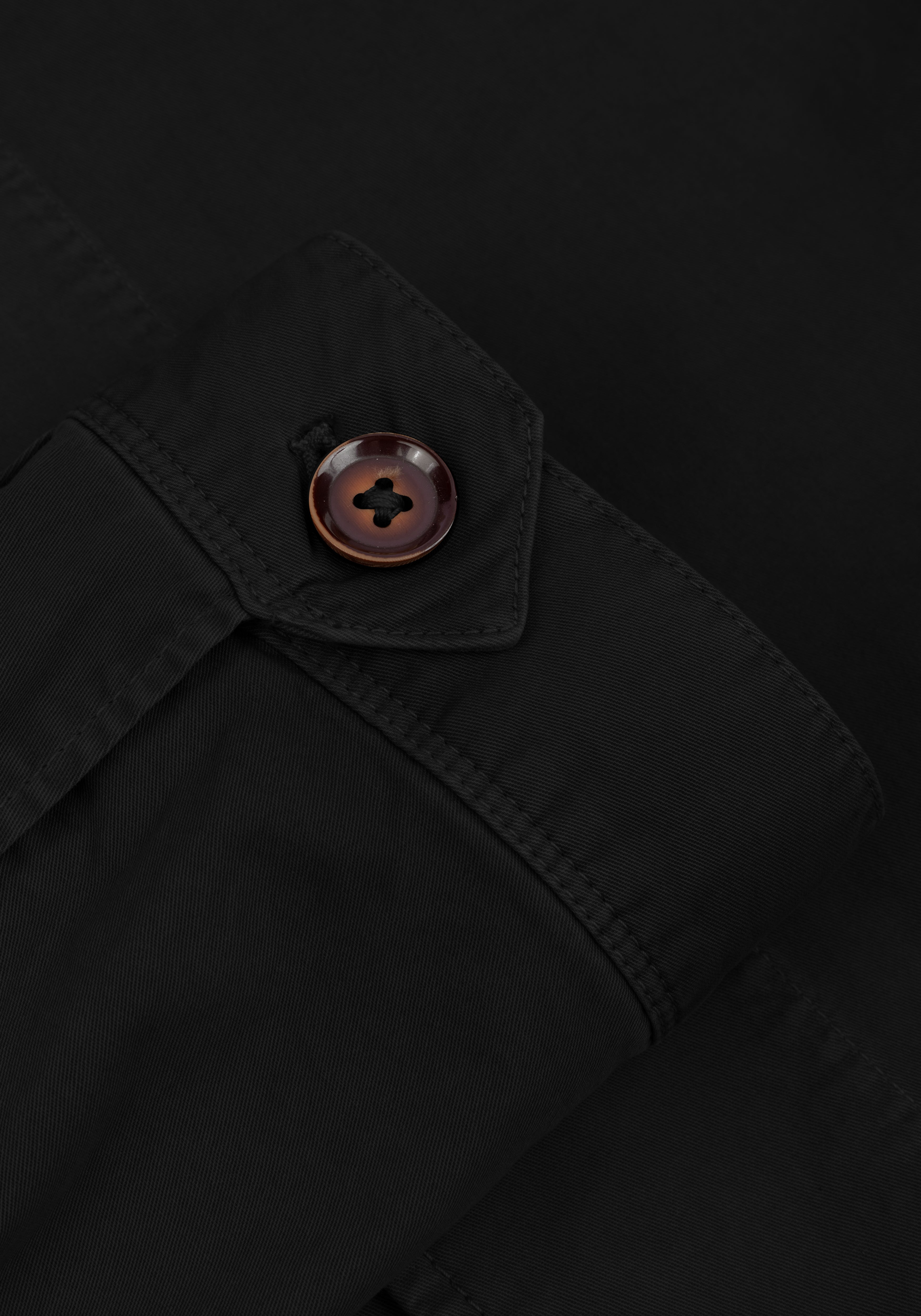 Onyx Black Safari Jacket