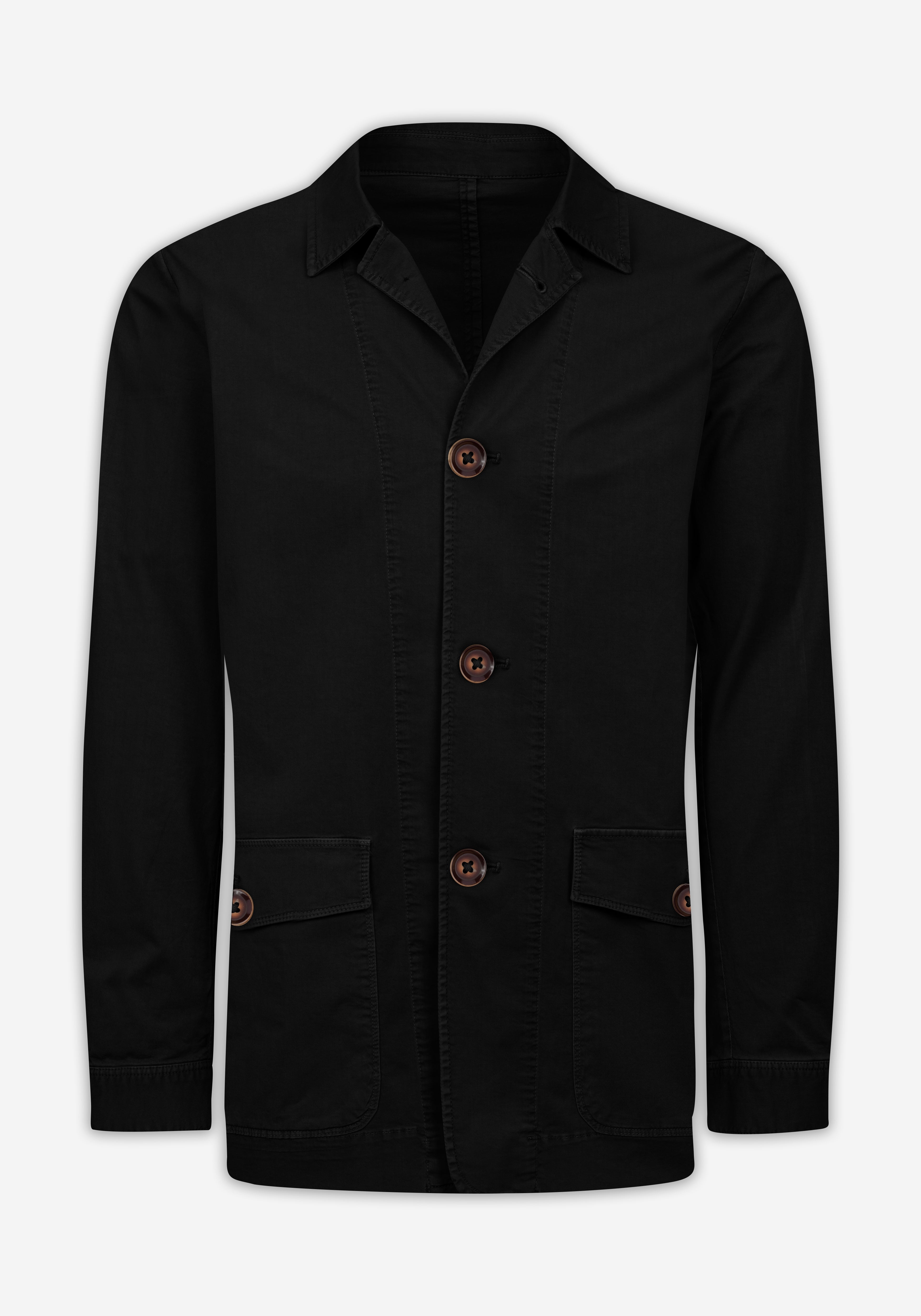 Onyx Black Safari Jacket