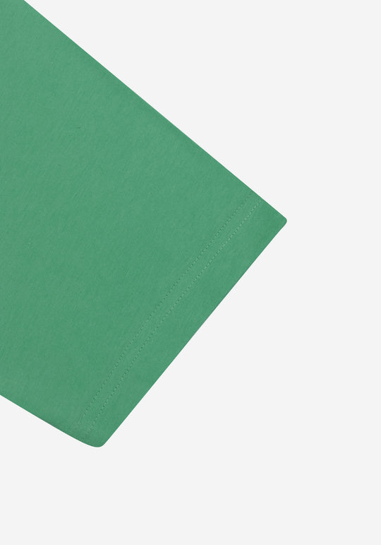 Jade Green Cotton Polo Shirt