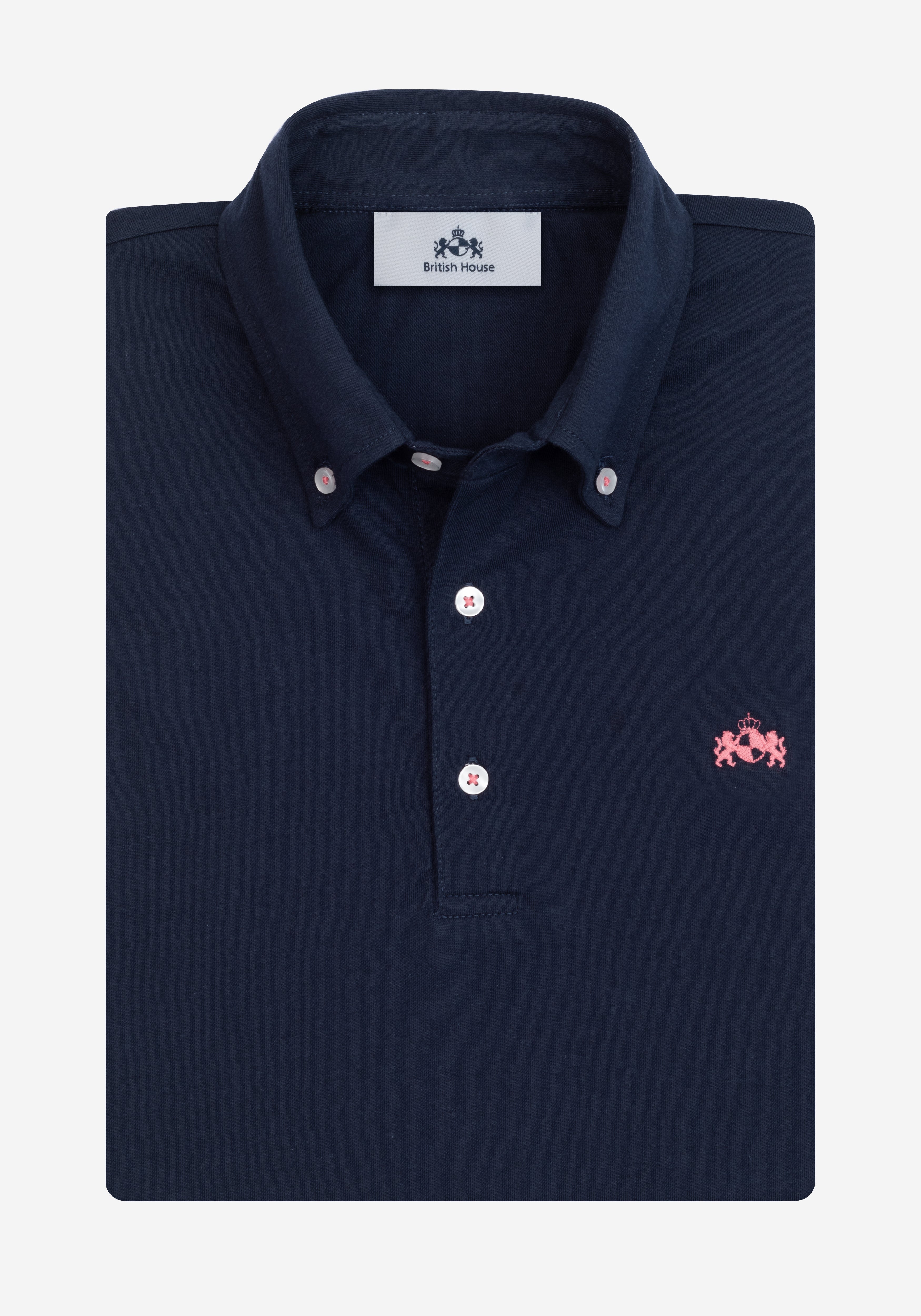 Nightfall Navy Cotton Polo Shirt