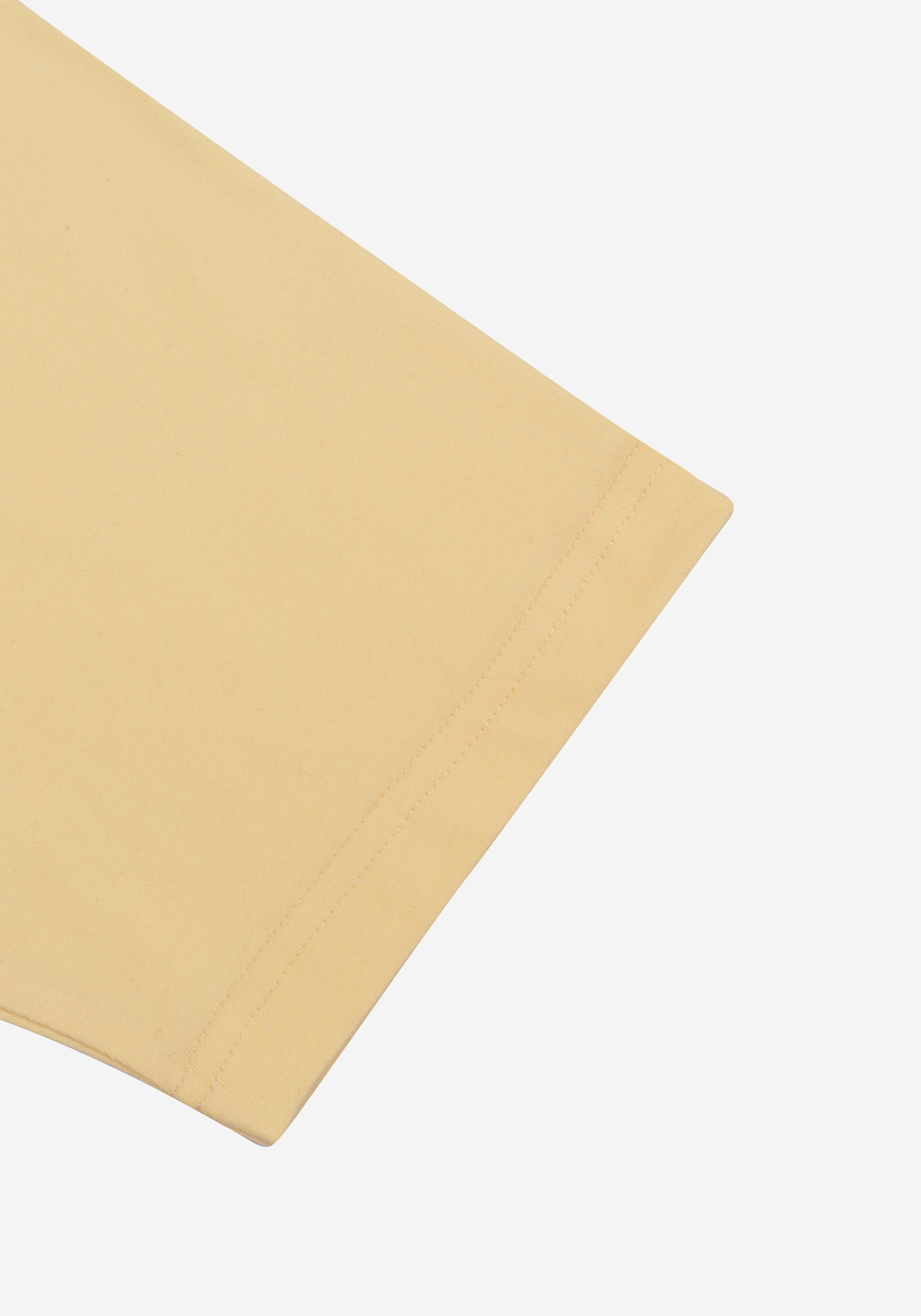 Lemon Yellow Cotton Polo Shirt