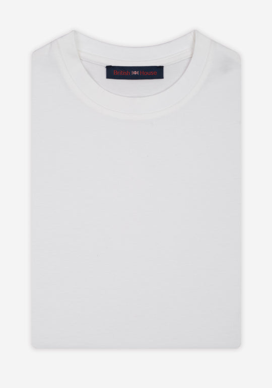 Surf White Heavy Jersey Over-Sized T-Shirt