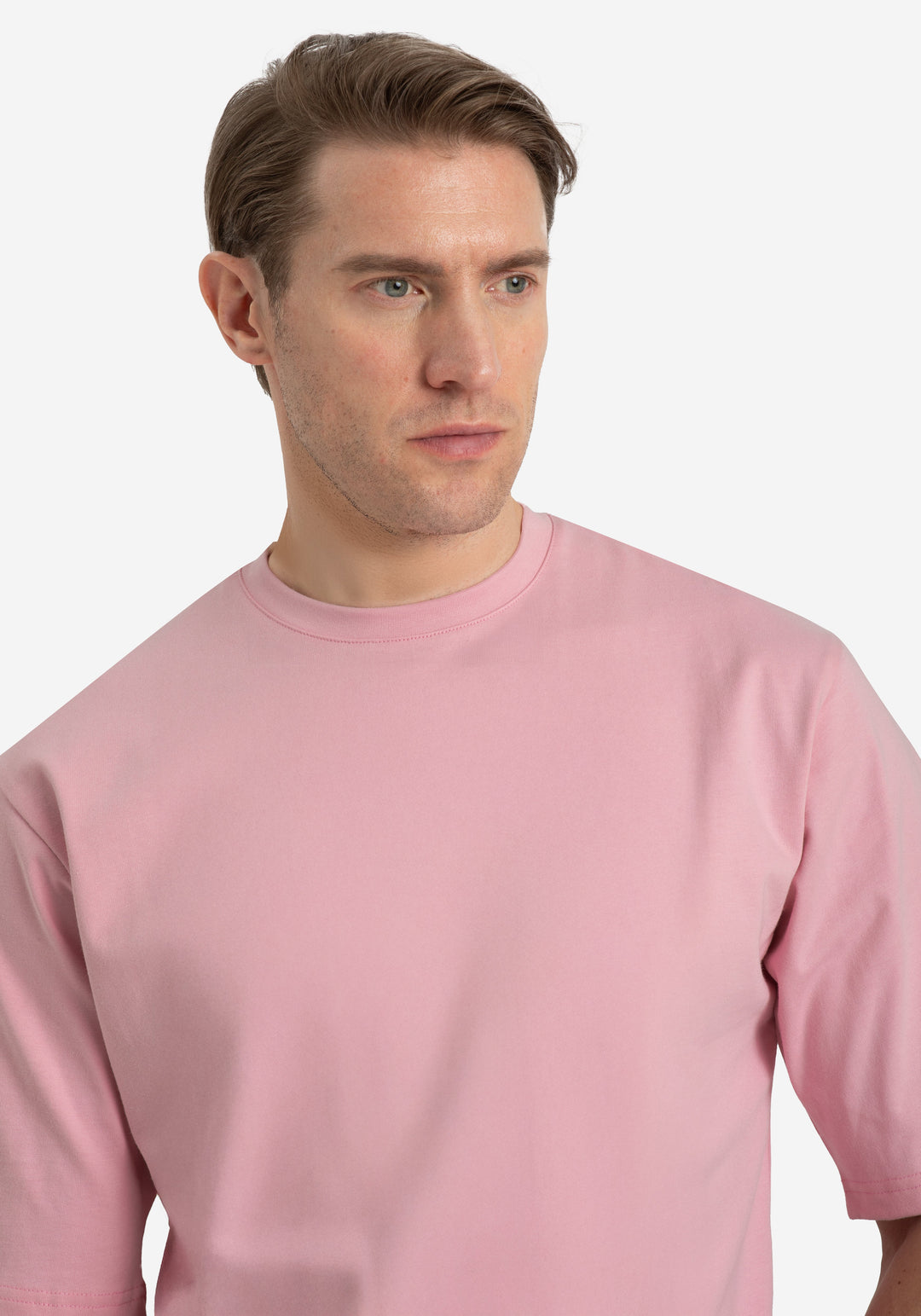 Dusk Rose Heavy Jersey Over-Sized T-Shirt