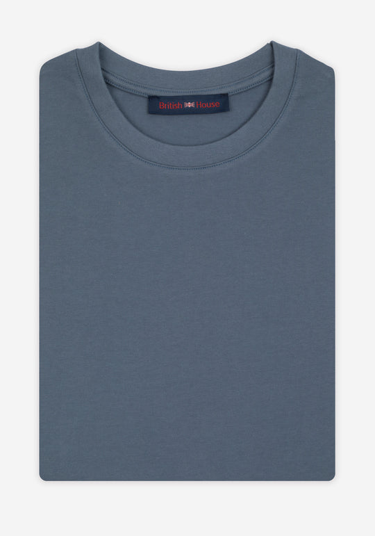 Dark Aqua Blue Heavy Jersey Over-Sized T-Shirt