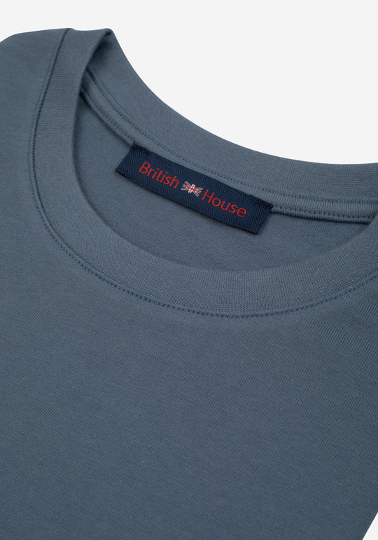 Dark Aqua Blue Heavy Jersey Over-Sized T-Shirt