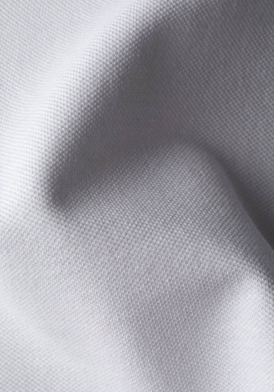 Ice White Cotton Polo Shirt